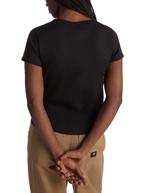 BASIC MINI Kurzärmliges Baumwoll-T-Shirt Schwarz - T-Shirts und Tops für Damen