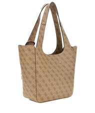 GUESS CALISTA 4G Umhängetasche MILCH-LOGO - Damentaschen - 3