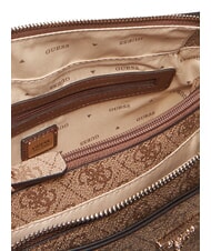 GUESS NOELLE 2 Handtasche, mit Schultergurt Latte-Logo / braun - Damentaschen - 4