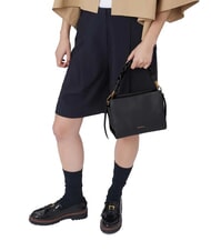 COCCINELLE BOHEME Handtasche, mit Schultergurt, aus Leder schwarz/cognac - Damentaschen - 4