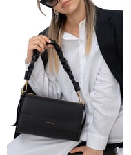 COCCINELLE BOHEME GRANA DOUBLE  Umh&auml;ngetasche, mit Schultergurt schwarz/cognac - Damentaschen - 5