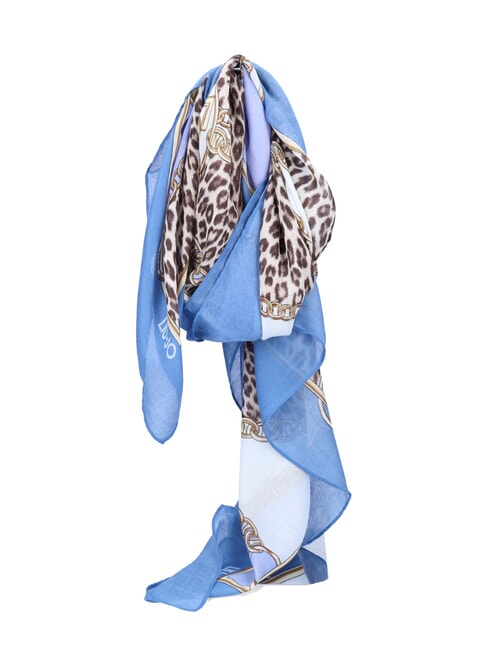 ANIMALIER CHAIN Schal mit Allover-Print heller Denim - Schals