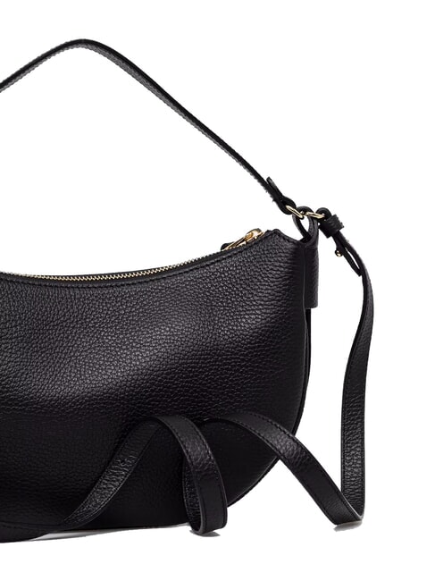 C-EASY Mittelgroße Umhängetasche aus Leder Schwarz - Damentaschen