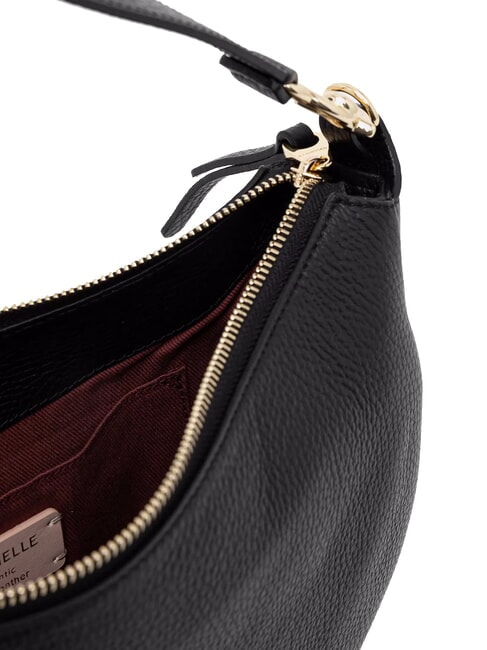 C-EASY Mittelgroße Umhängetasche aus Leder Schwarz - Damentaschen