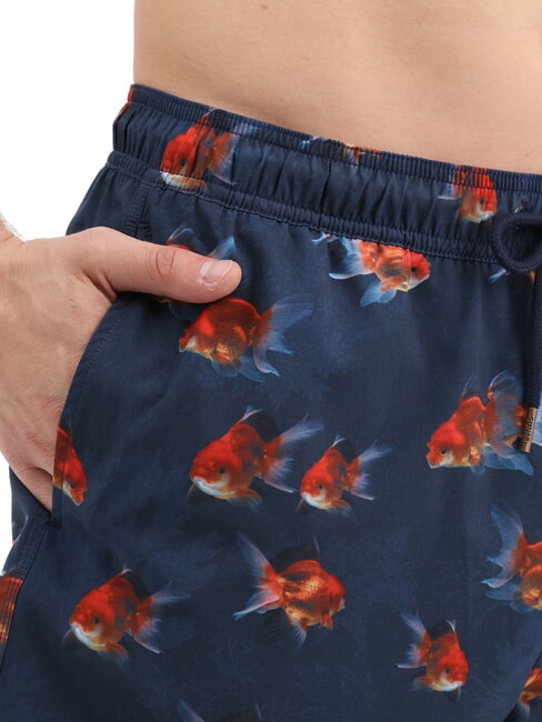 SEASIDE Herren Strandkostüm marineblau - Herrenbadehosen