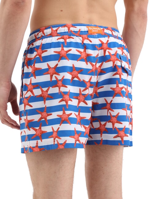 SEASIDE Herren Strandkostüm Blau - Herrenbadehosen