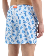 SUN68 BIG PRINT Strandkostüm für Herren weiß/blau - Herrenbadehosen - 2