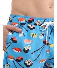 SUN68 JAPAN Herren Strandkostüm Blau - Herrenbadehosen - 3