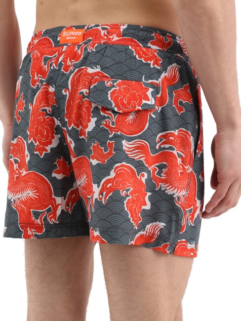 JAPAN Herren Strandkostüm Schwarz - Herrenbadehosen