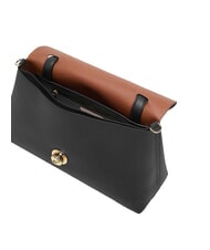 COCCINELLE NIKLA Handtasche, mit Schultergurt schwarz/cognac - Damentaschen - 3