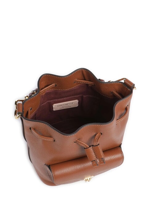 BEAT GENERATION Mini-Ledereimer Cognac - Damentaschen