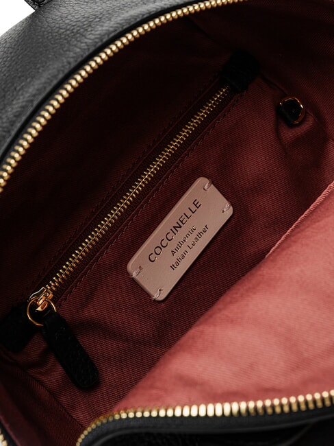 BEAT GENERATION Lederrucksack Schwarz - Damentaschen