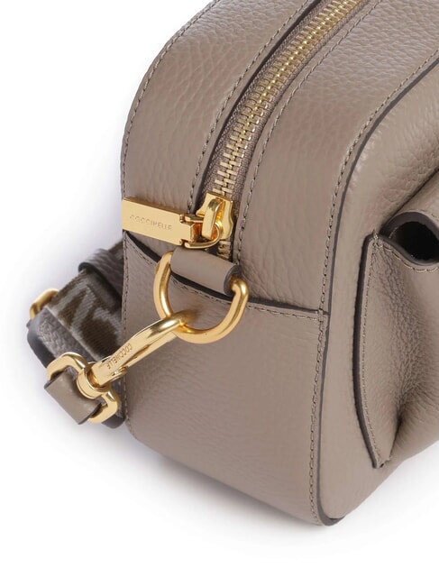 BEAT SOFT RIBB Umh&auml;ngetasche aus Leder warmes Taupe 2 - Damentaschen