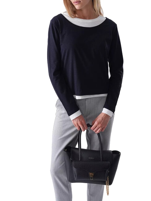 DOUBLE BEAT Umhängetasche Schwarz - Damentaschen