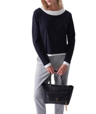 COCCINELLE DOUBLE BEAT Umhängetasche Schwarz - Damentaschen - 4