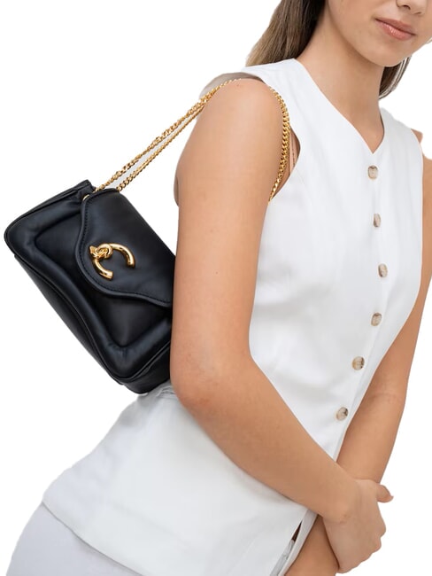 C-ME FLUFFY Umhängetasche Schwarz - Damentaschen