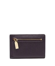 COCCINELLE METALLIC SOFT Lederbrieftasche Pflaumen - Brieftaschen Damen - 3
