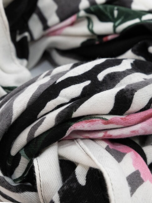 ZEBRA Schal mit Allover-Print SCHWARZ - Schals
