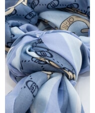 LIUJO CHAIN Schal mit Allover-Print heller Denim - Schals - 3