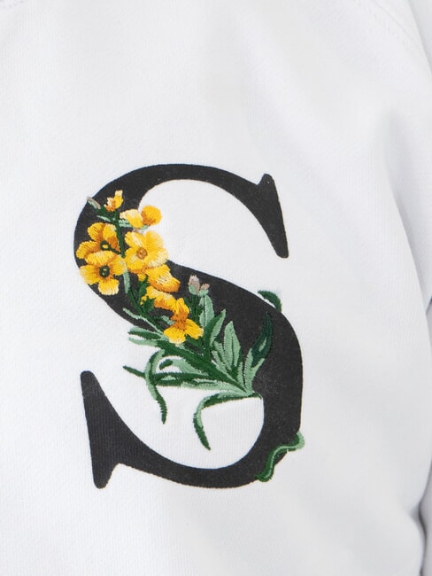 ROUND PRINT Rundhals-Sweatshirt mit Print Weiß - Sweatshirts Herren