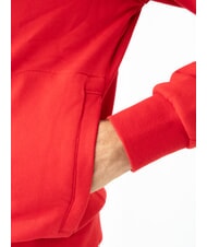 SUN68 MINI LOGO Sweatshirt mit hohem Kragen und Reißverschluss Feuerrot - Sweatshirts Herren - 3