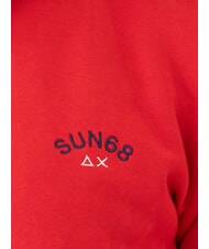 SUN68 MINI LOGO Sweatshirt mit hohem Kragen und Reißverschluss - Sweatshirts Herren