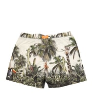 SUN68 ANIMAL Strandkostüm für Herren Cremeweiß - Herrenbadehosen - 3