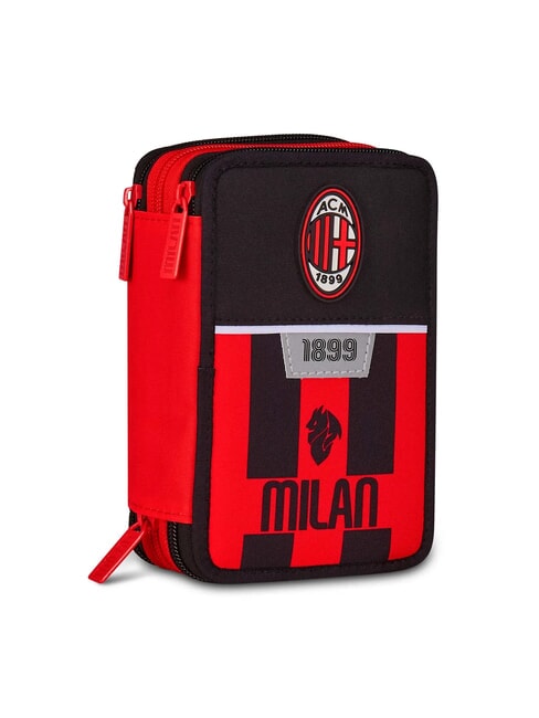 KICK AND SCORE Federmäppchen mit 3 Reißverschlüssen und Schulset Schwarz - Etuis und Zubehör