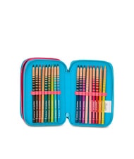 MERMAID M. FEVER Federmäppchen mit 3 Reißverschlüssen und Schulset fluoreszierendes Türkis - Etuis und Zubehör - 5