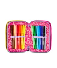 SJGANG FABLE JOURNEY Federmäppchen mit 3 Reißverschlüssen und Schulset violett - Etuis und Zubehör - 4