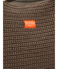 SUN68 TWIST Strandtasche mit Schulterriemen Beige - Damentaschen - 3