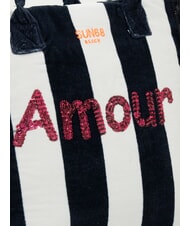 SUN68 FANCY SPONGE ALLOVER Strandtasche aus Canvas mit Schulterriemen marineblau/cremeweiß - Damentaschen - 3