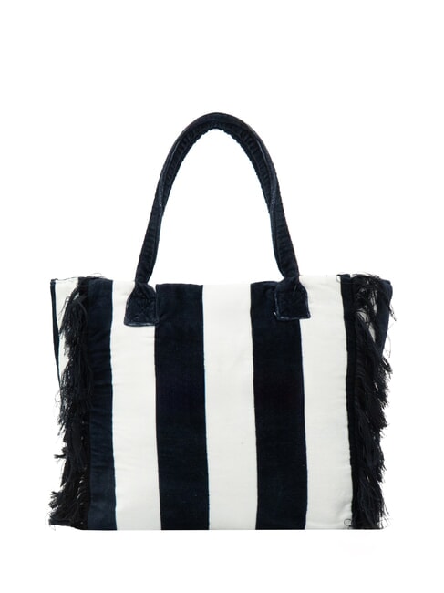 FANCY SPONGE ALLOVER Strandtasche aus Canvas mit Schulterriemen marineblau/cremeweiß - Damentaschen