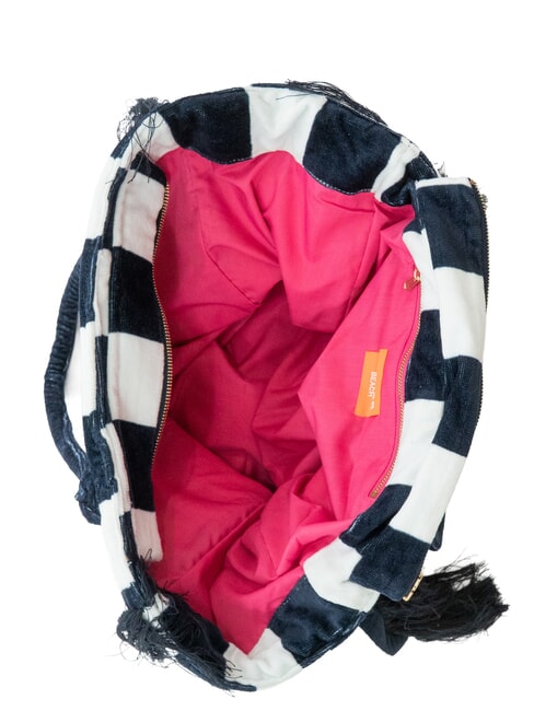 FANCY SPONGE ALLOVER Strandtasche aus Canvas mit Schulterriemen marineblau/cremeweiß - Damentaschen