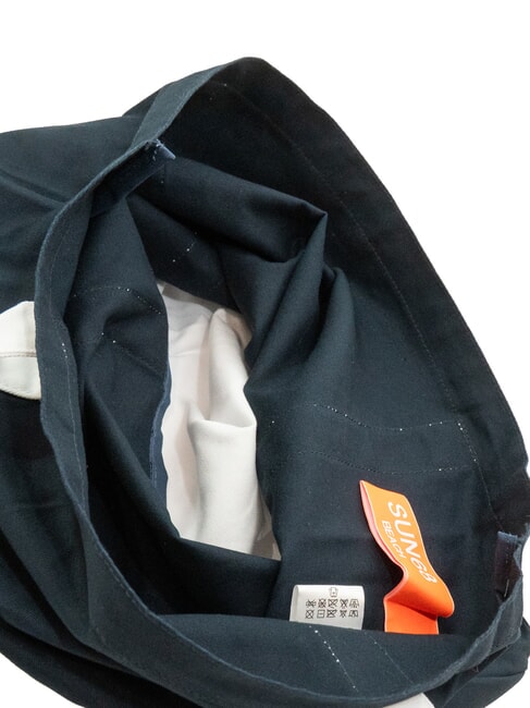 CABARDINE Strandtasche aus Canvas marineblau - Damentaschen