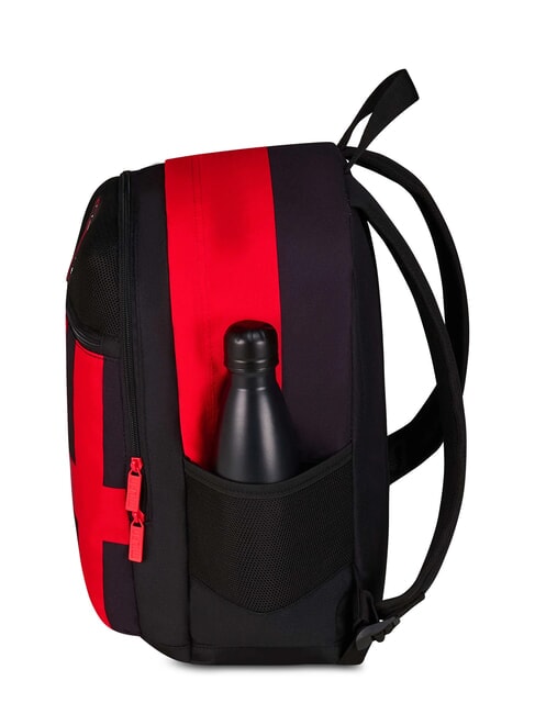 KICK AND SCORE Erweiterbarer Rucksack Schwarz - Rucksäcke für Schule &amp; Freizeit