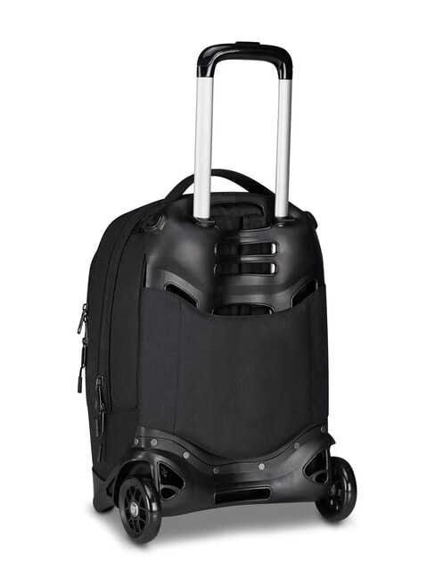PLUS GRS LED 14" Laptop-Trolley-Rucksack tiefschwarz - Rucks&auml;cke mit Trolleyfunktion