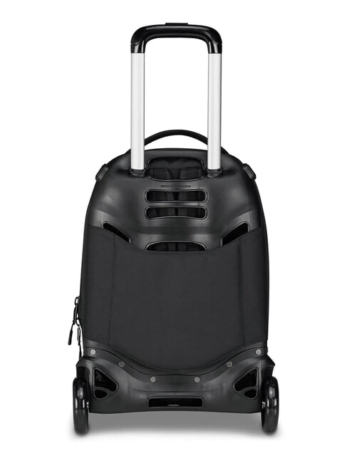 PLUS GRS LED 14" Laptop-Trolley-Rucksack tiefschwarz - Rucks&auml;cke mit Trolleyfunktion