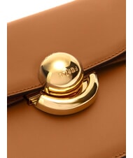 FURLA SFERA Mini-Umhängetasche aus Leder Brandy - Damentaschen - 3