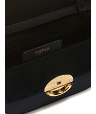 FURLA SFERA Mini-Umhängetasche aus Leder Schwarz - Damentaschen - 4