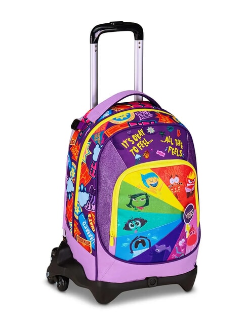 UNIVERSAL MOOD Abnehmbarer 3-Rad-Trolley-Rucksack lila Chiffon - Rucksäcke mit Trolleyfunktion