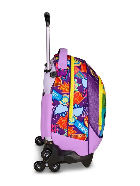 UNIVERSAL MOOD Abnehmbarer 3-Rad-Trolley-Rucksack lila Chiffon - Rucksäcke mit Trolleyfunktion