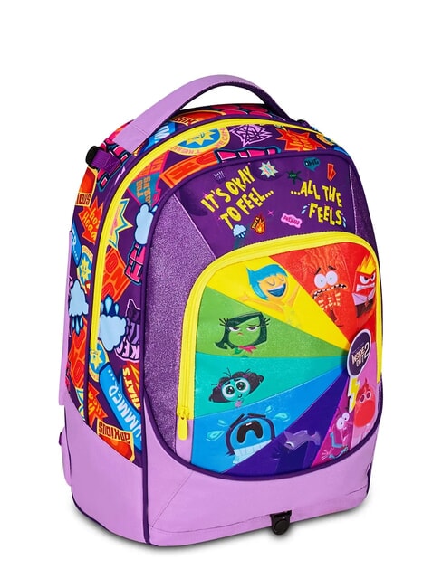 UNIVERSAL MOOD Abnehmbarer 3-Rad-Trolley-Rucksack lila Chiffon - Rucksäcke mit Trolleyfunktion