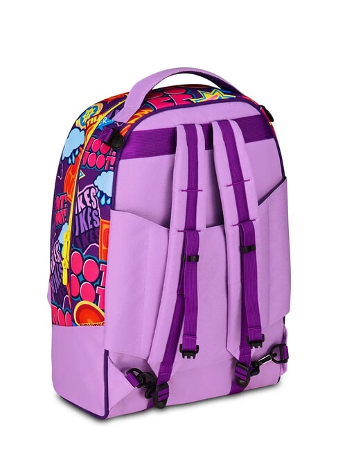 UNIVERSAL MOOD Abnehmbarer 3-Rad-Trolley-Rucksack lila Chiffon - Rucksäcke mit Trolleyfunktion