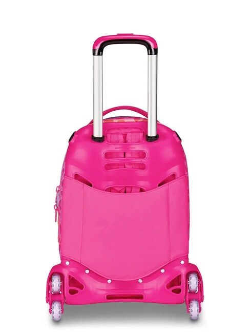 CAT&AIR Abnehmbarer 3-Rad-Trolley-Rucksack SCHWARZ GESTREIFTER WALD - Rucks&auml;cke mit Trolleyfunktion