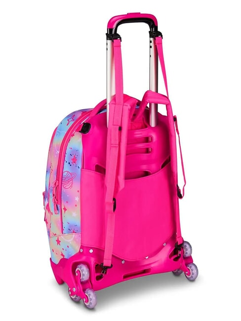 CAT LED Abnehmbarer 3-Rad-Trolley-Rucksack fuchsiafluo - Rucks&auml;cke mit Trolleyfunktion