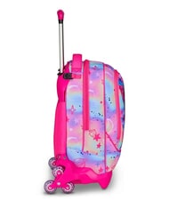 SJGANG CAT LED Abnehmbarer 3-Rad-Trolley-Rucksack fuchsiafluo - Rucks&auml;cke mit Trolleyfunktion - 4