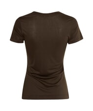 GUESS VN SS LIGHT BASIC Weiches T-Shirt mit V-Ausschnitt Espressobraun - T-Shirts und Tops für Damen - 2