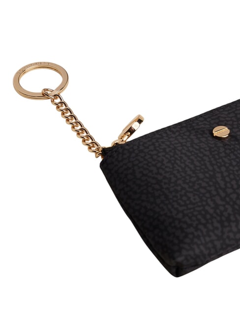 CLASSICA Münzetui mit Schlüsselring dunkles Schwarz - Schlüsselanhänger und Schlüsseletuis