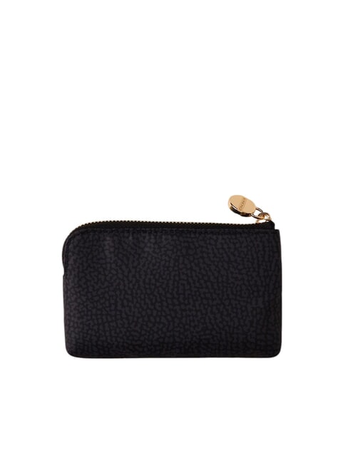 CLASSICA Münzetui mit Schlüsselring dunkles Schwarz - Schlüsselanhänger und Schlüsseletuis